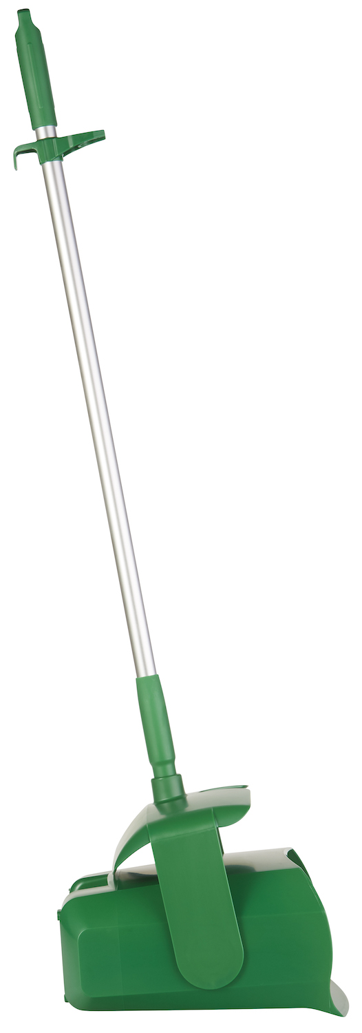 Vikan Dustpan set, closable with broom, 335 mm, Medium, Green