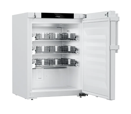 Liebherr HMTvh 1501 pharmaceutical refridgerator, +5 °C, 78 L, with medicine drawers, fan-assisted cooling, compliant with DIN 13277, steel door Liebherr HMTvh 1501 pharmaceutical refridgerator, +5 °C, 78 L, with medicine drawers, fan-assisted cooling, compliant with DIN 13277, steel door