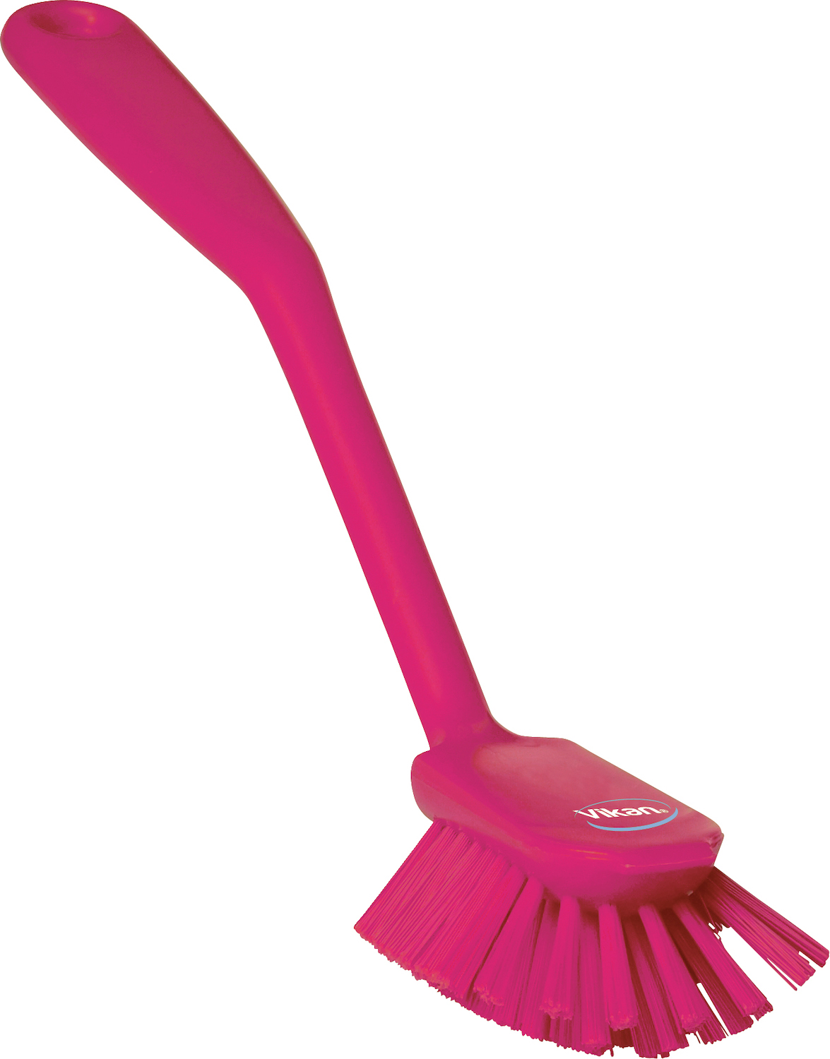 Dish Brush w/Scraping Edge, 280 mm, Medium, Pink