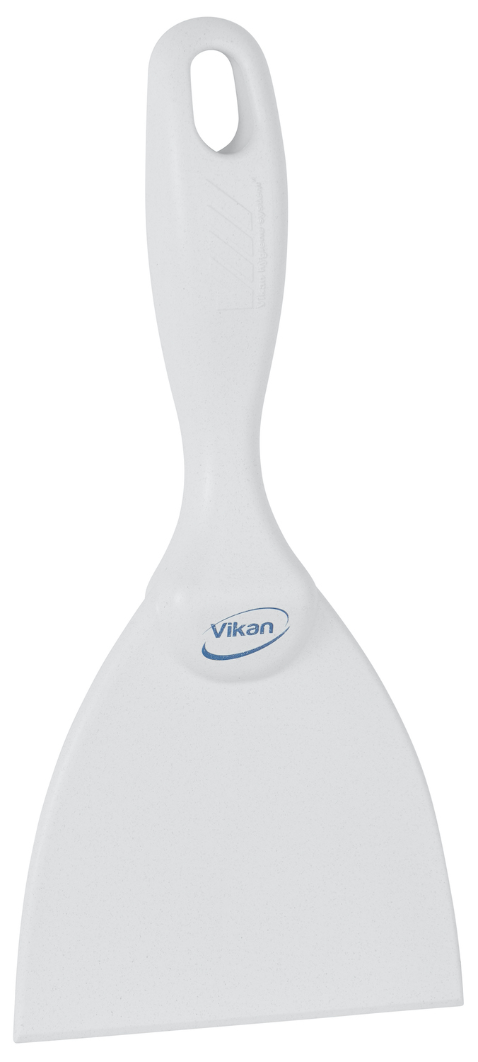 Vikan Hand Scraper, Metal Detectable, 102 mm, White