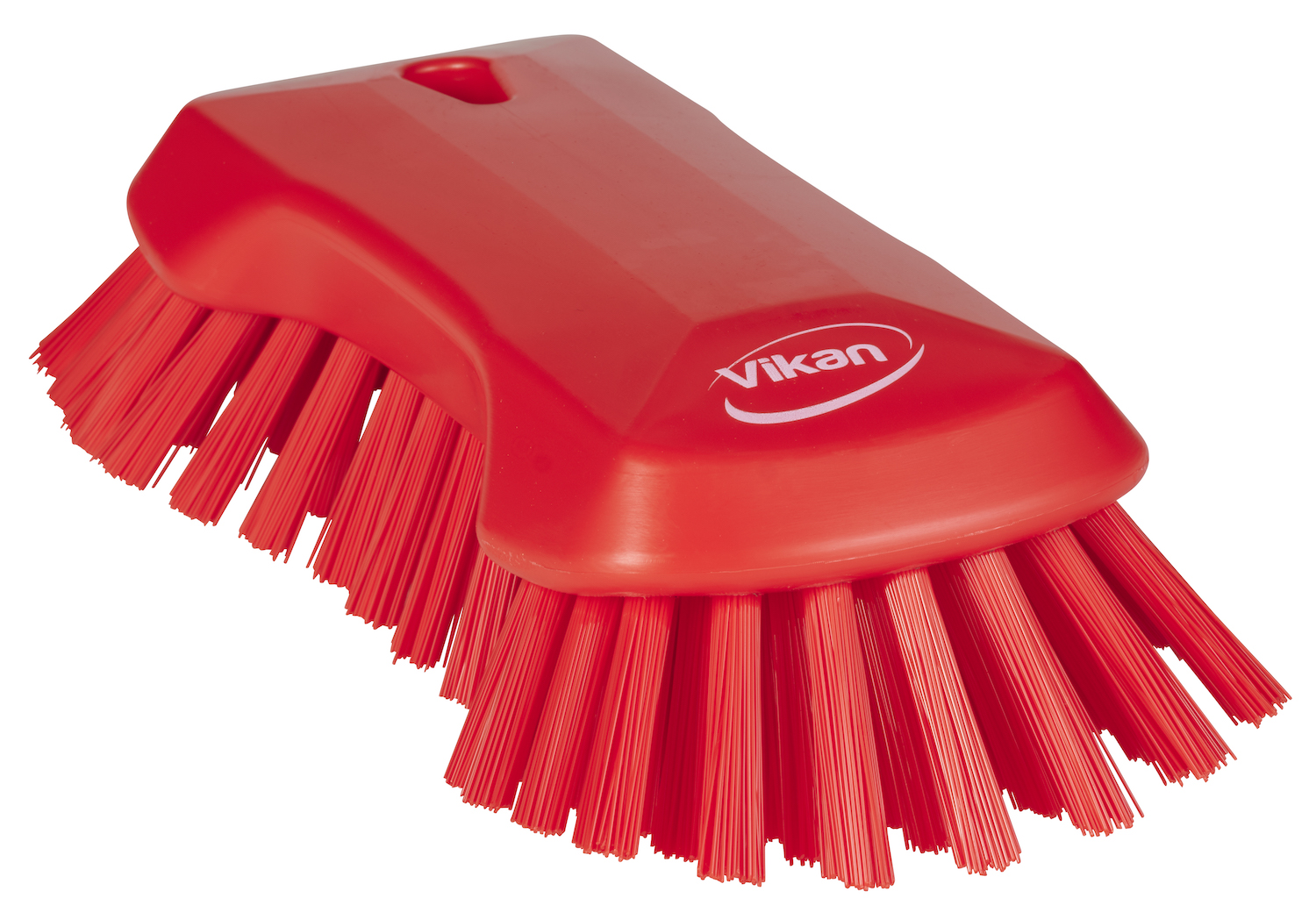 Vikan XL Hand Brush, 230 mm, Very hard, Red