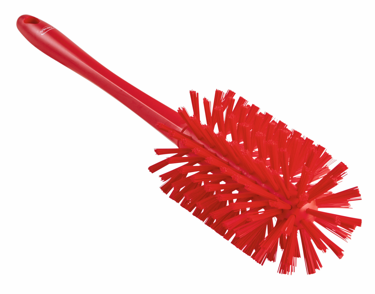 Pipe Brush w/handle, one piece, Ø90 mm, 430 mm, Medium/hard, Red