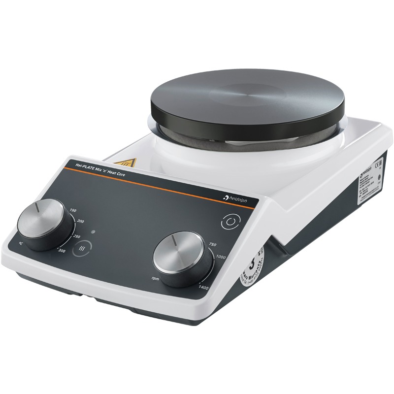 Heidolph Hei-PLATE Mix 'n' Heat Core magnetic stirrer, 145 mm, 20 L, [oC] 20 - 300, EKT Hei-Con ext. temp. sensor