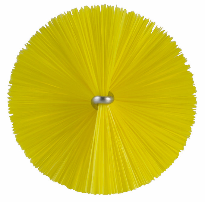 Tube Brush, Ø60 mm, 510 mm, Medium, Yellow