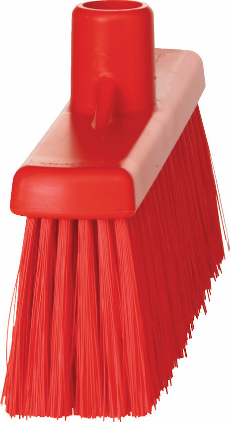 Broom w/ Straight Neck, 310 mm, Medium, Red