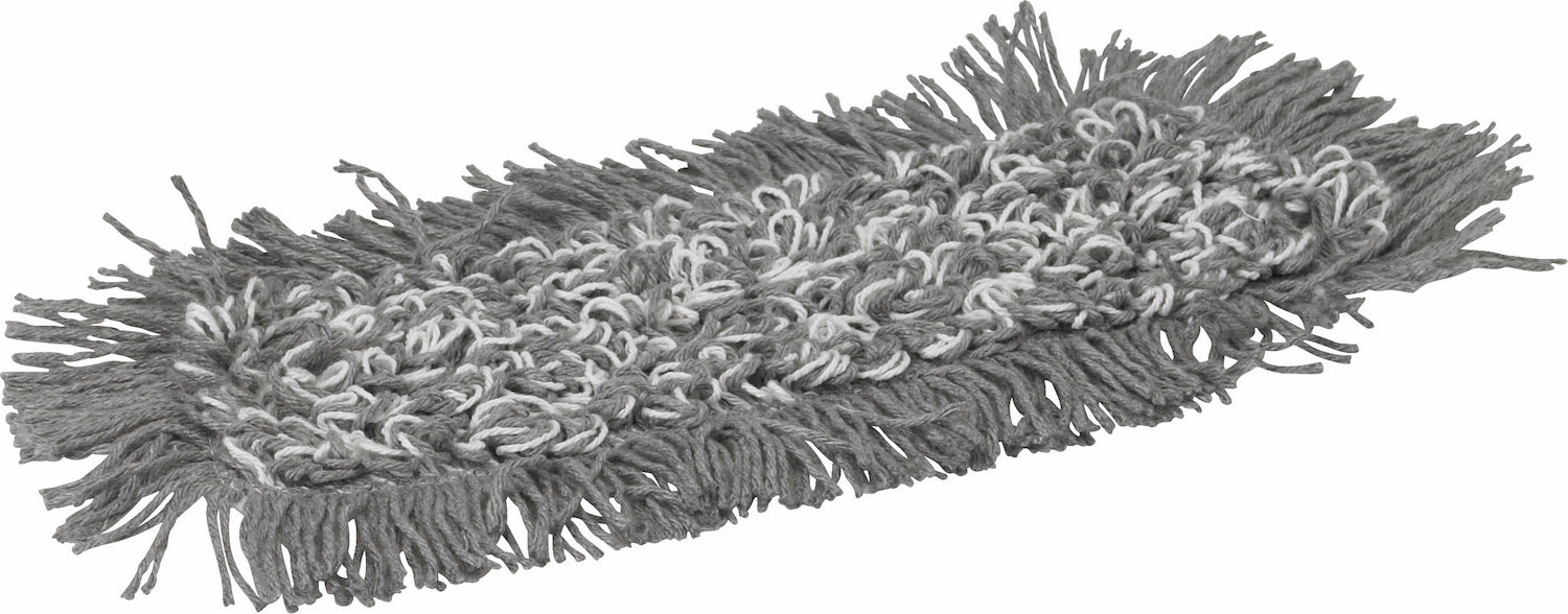 Vikan Damp 43 mop, Hook & loop, 25 cm, Grey