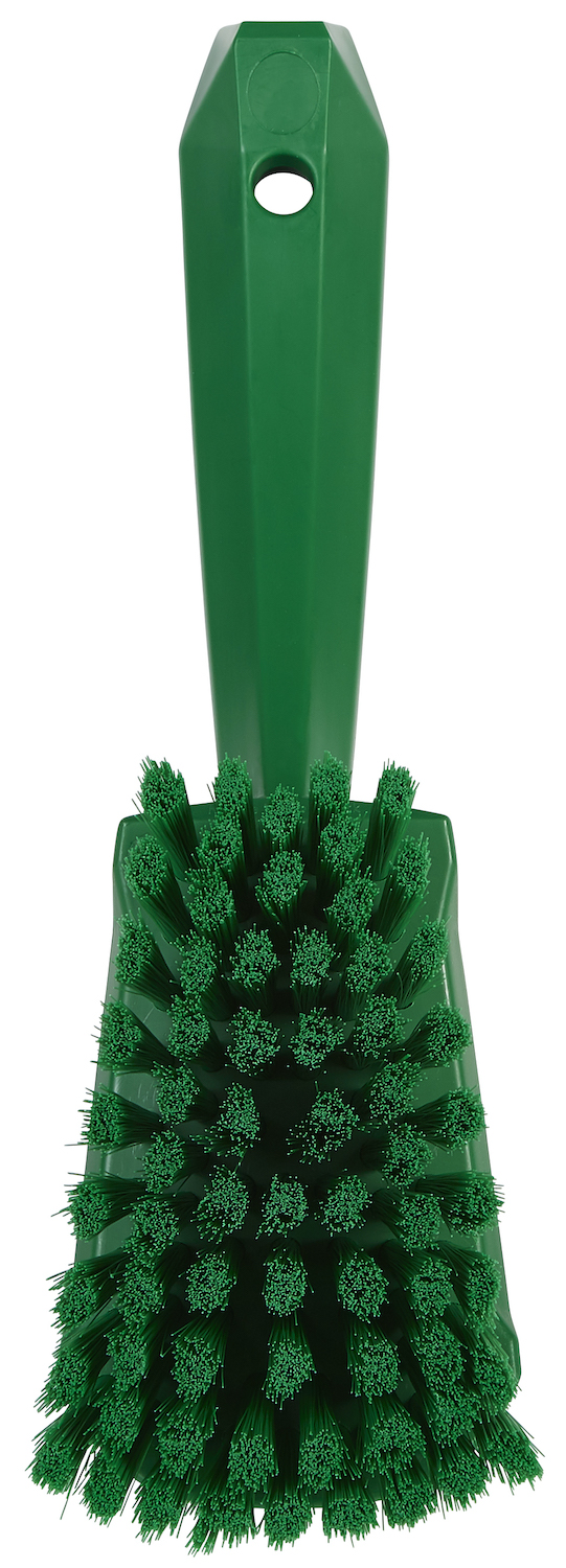 Vikan Washing Brush w/short Handle, 270 mm, Soft, Green