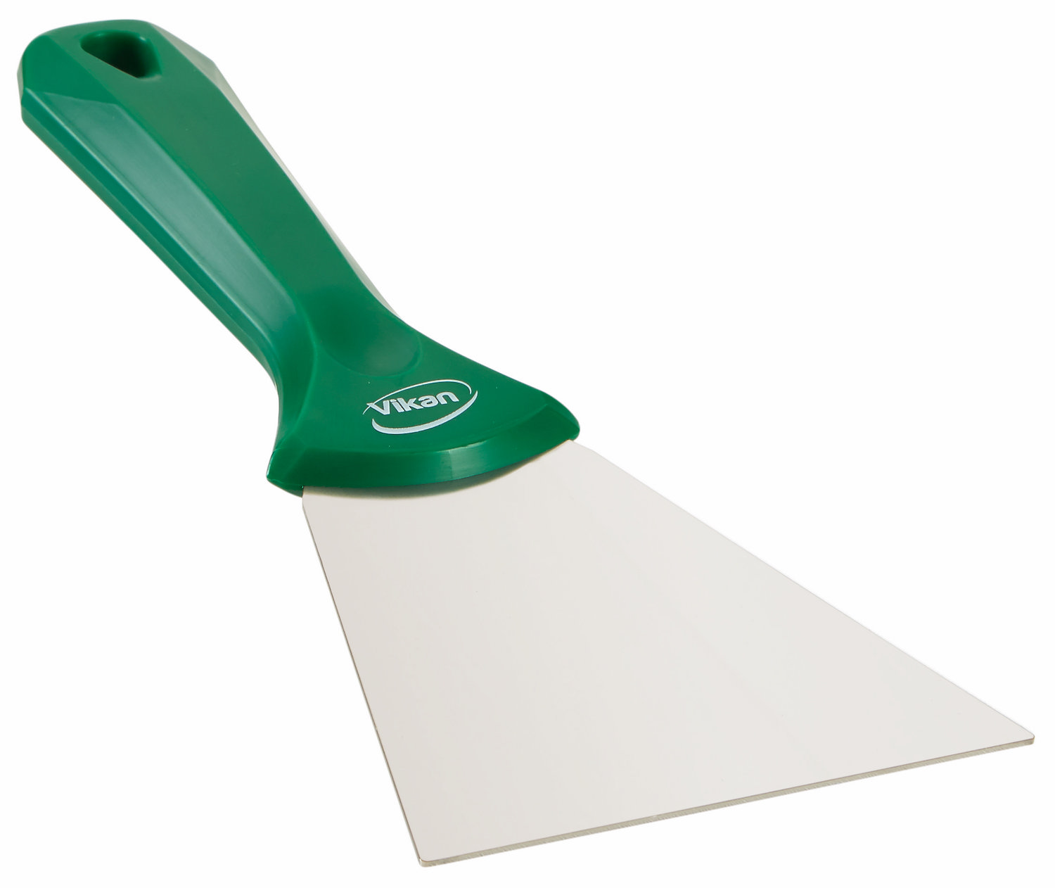 Stainless Steel Hand Scraper, 100 mm, Green