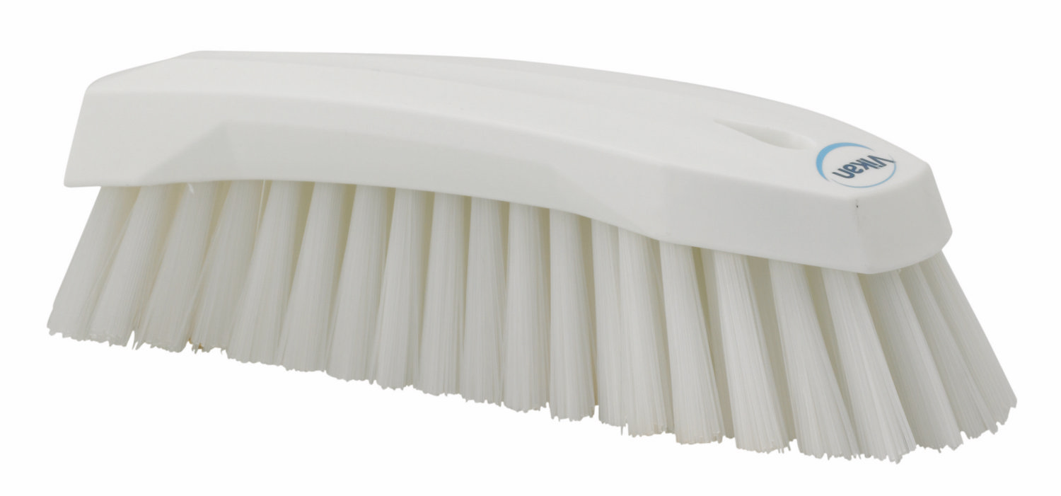 Vikan Hand Brush L, 200 mm, Hard, White