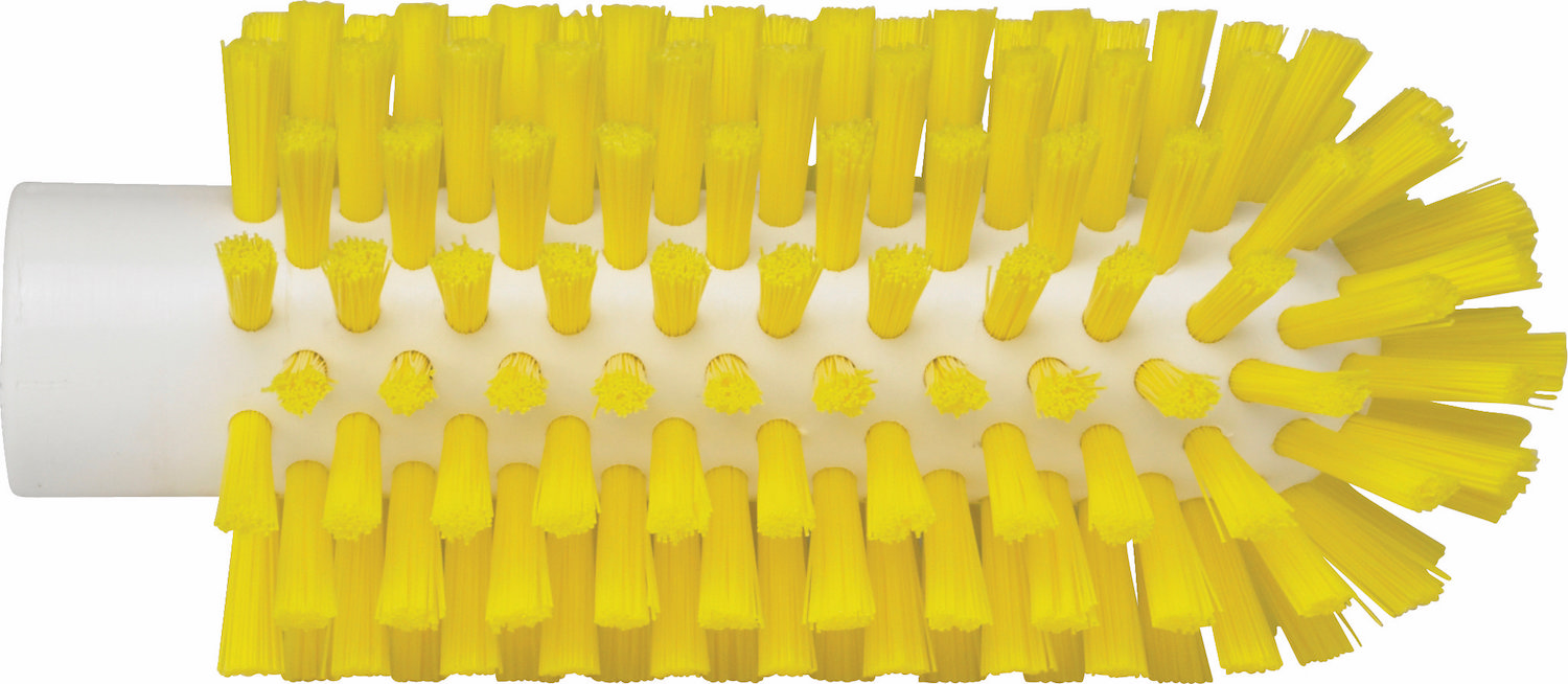 Pipe Cleaning Brush f/handle, Ø63 mm, 145 mm, Hard, Yellow