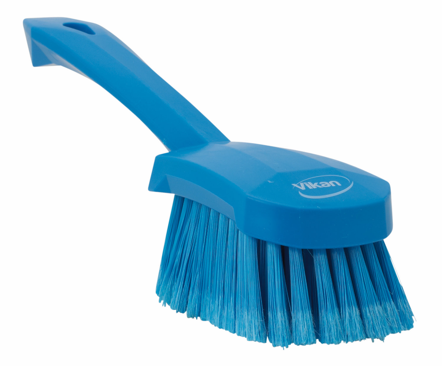 Washing Brush w/short Handle, 270 mm, Soft/split, Blue