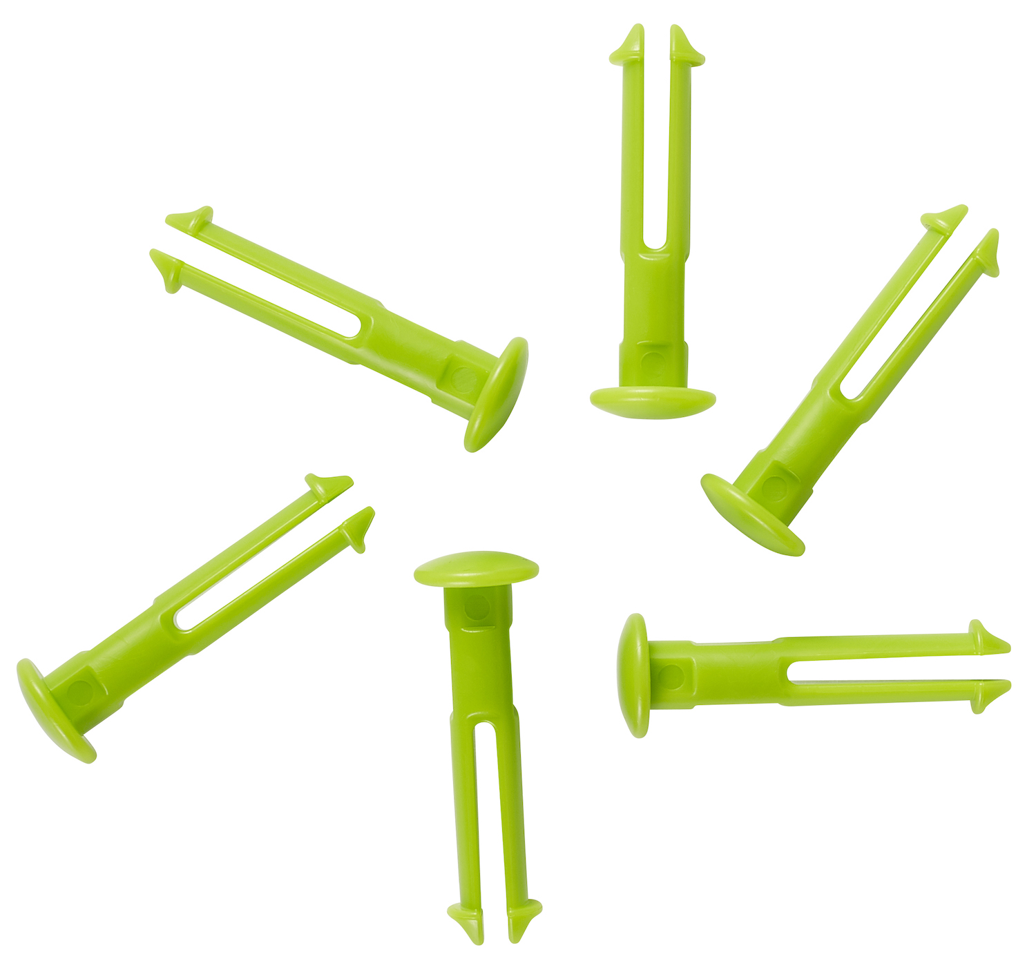 Vikan 6 spare part pins for 1011x & 1013x, Lime