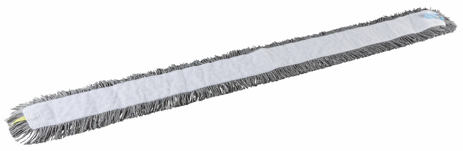 Vikan Damp 43 mop, Hook & loop, 120 cm, Grey