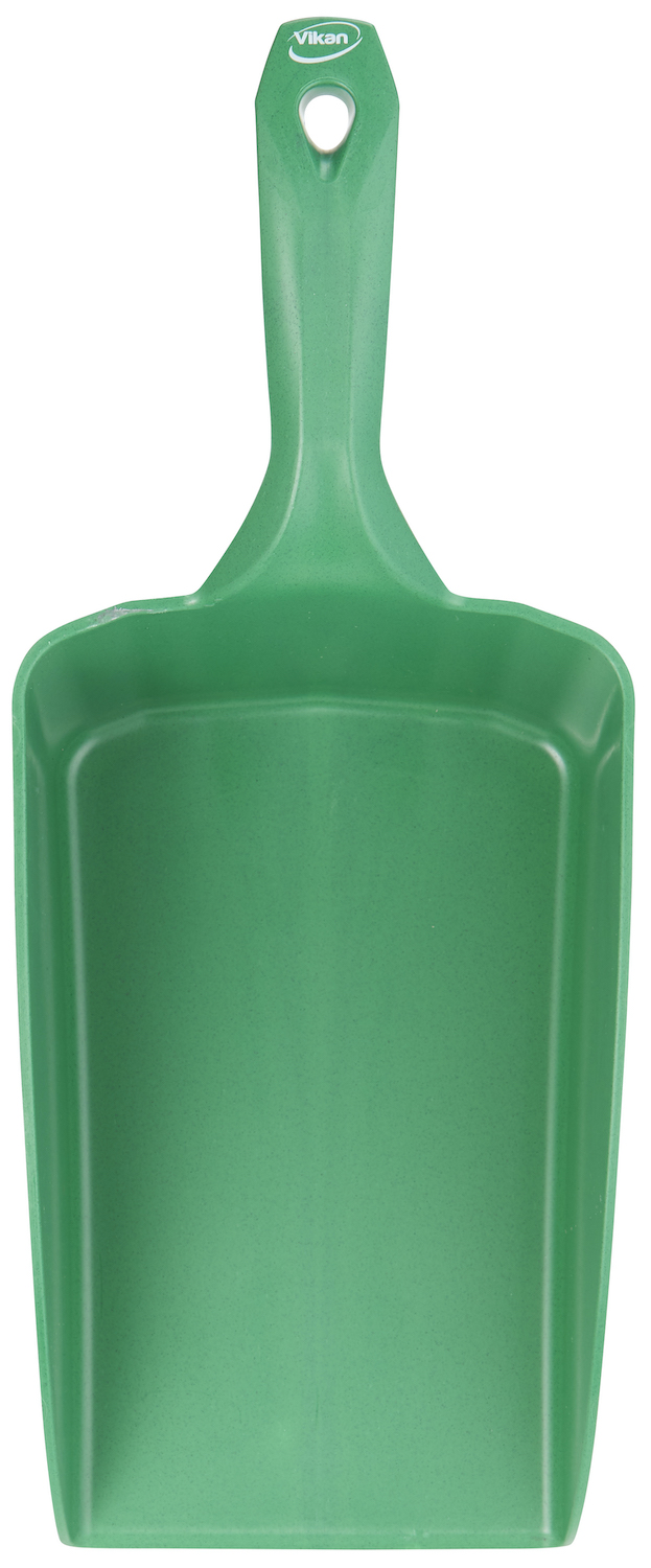 Vikan Hand Scoop, Metal Detectable, 2 Litre, Green