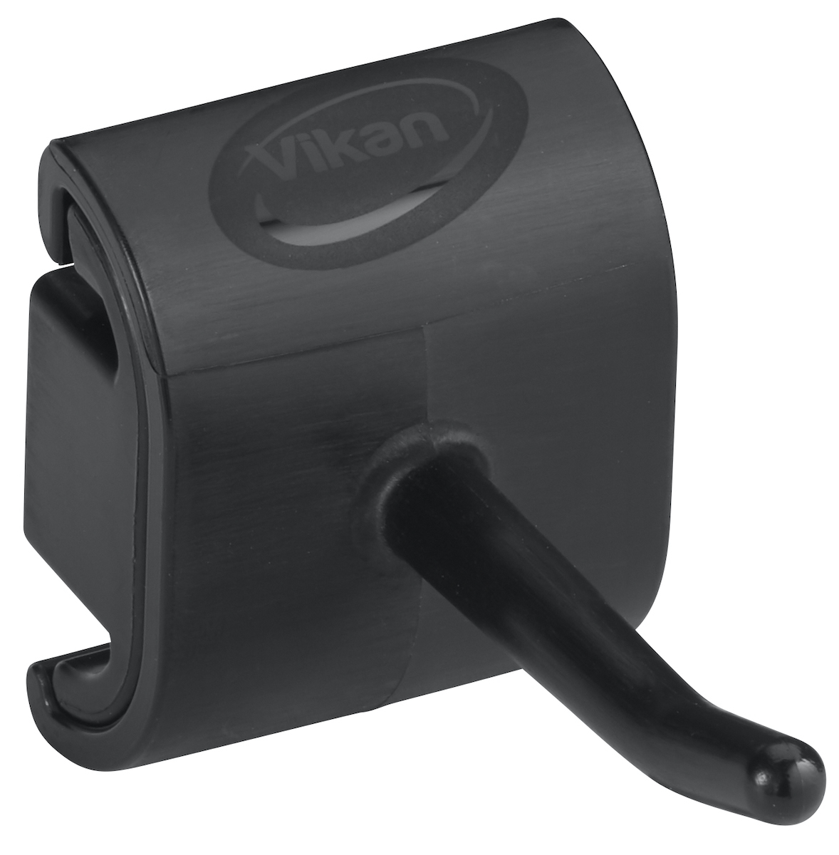 Vikan Hygienic Wall Bracket, Single Module, 41.5 mm, Black