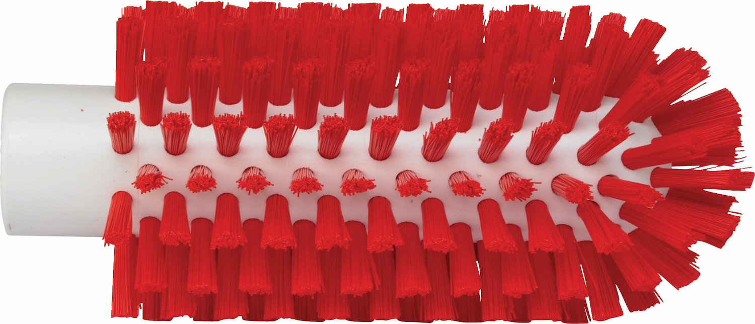 Pipe Cleaning Brush f/handle, Ø63 mm, 145 mm, Hard, Red