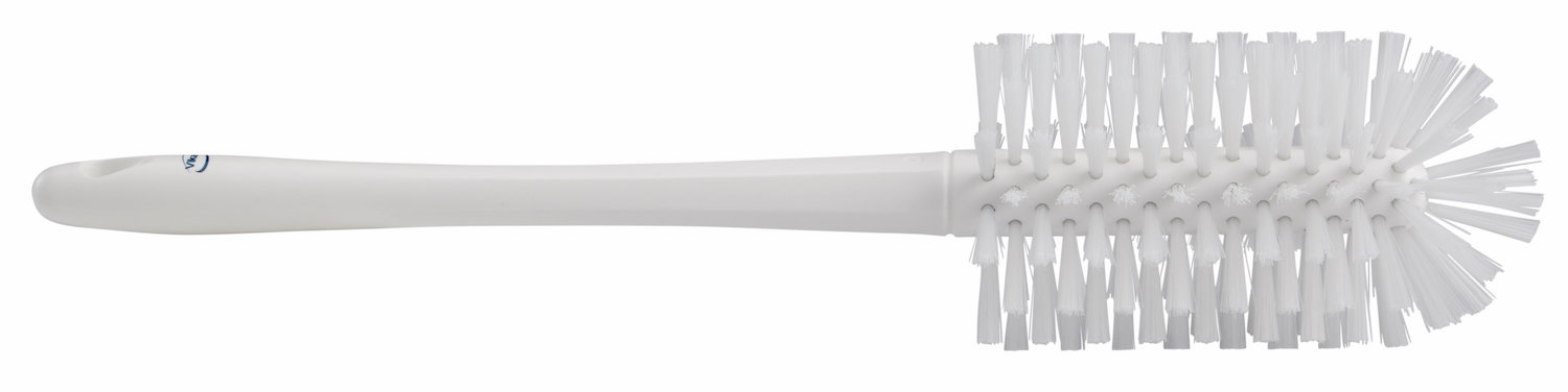 Pipe Brush w/handle, one piece, Ø90 mm, 430 mm, Medium/hard, White