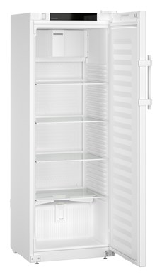 Liebherr SRFfg 3501 laboratory refridgerator, +3 °C to +16 °C, 344 L, (mm) 597 x 654 x 1684, fan-assisted cooling, spark-free interior, steel door