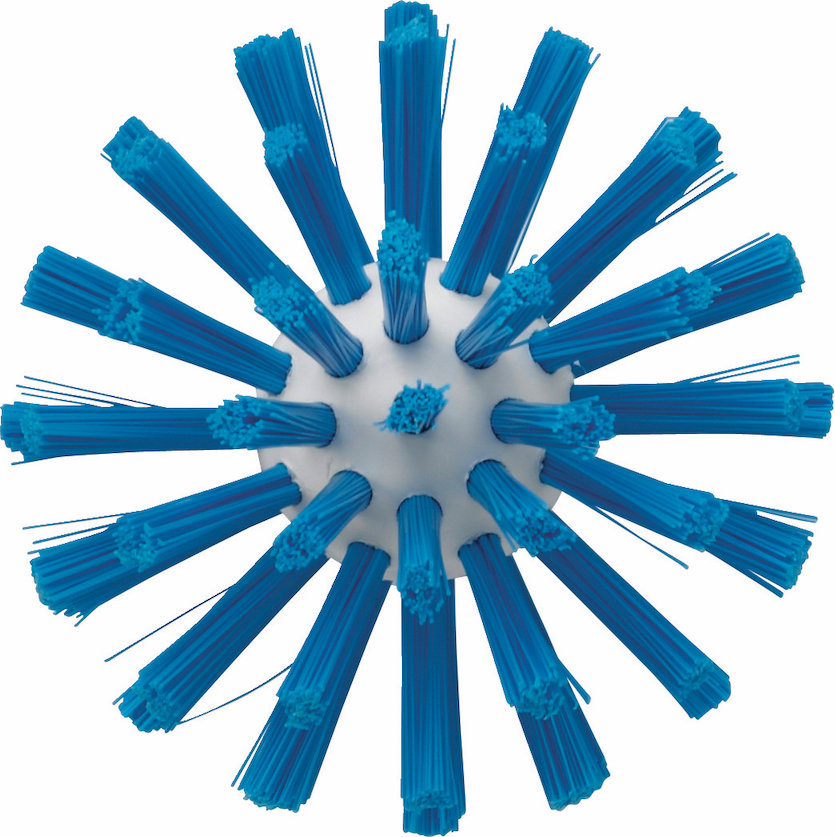 Pipe Cleaning Brush f/handle, Ø77 mm, 155 mm, Medium, Blue