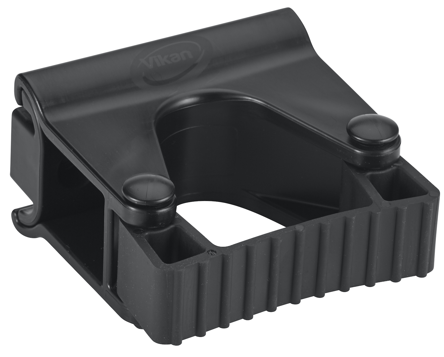 Vikan Hygienic Wall Bracket, Grip Band Module, 83 mm, Black