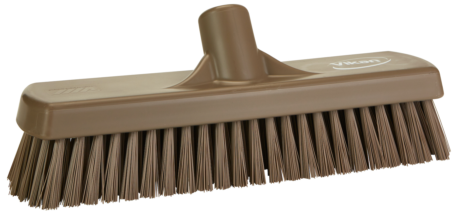 Wall-/Floor Washing Brush, 305 mm, Hard, Brown