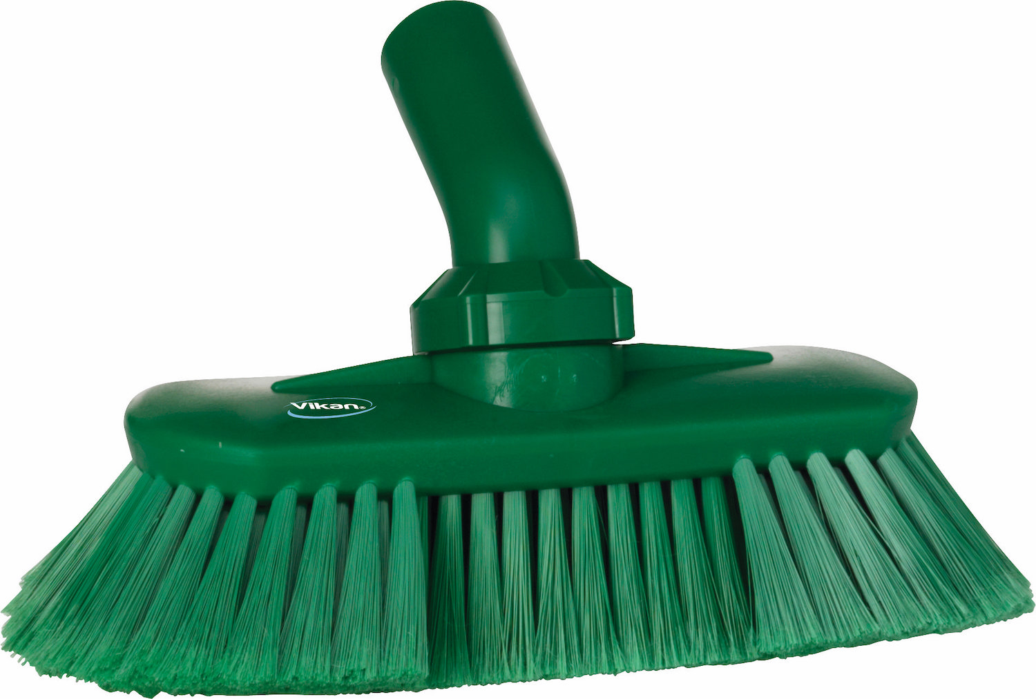 Washing Brush w/Angle adjustment, waterfed, 240 mm, Soft/split, Green