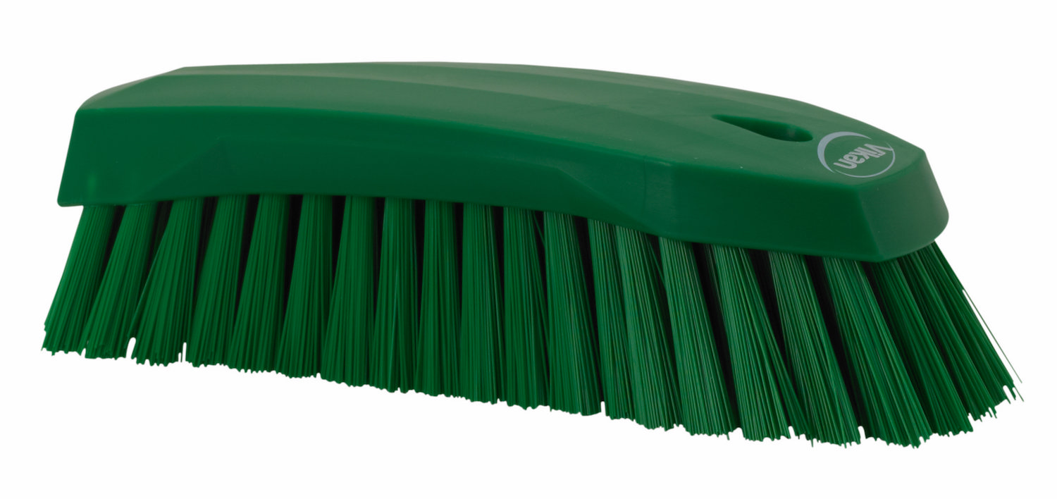 Vikan Hand Brush L, 200 mm, Hard, Green