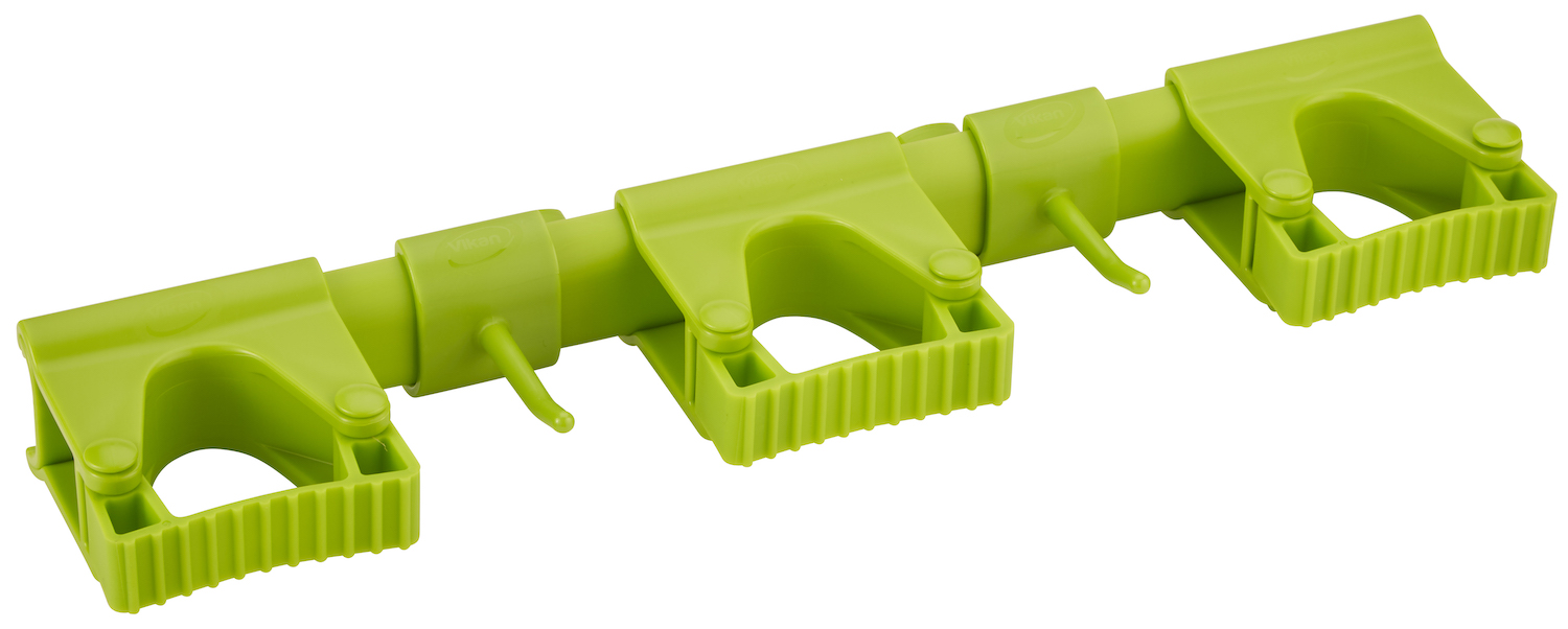 Vikan Hygienic Hi-Flex Wall Bracket System, 420 mm, Lime
