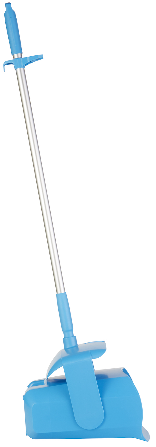 Vikan Dustpan set, closable with broom, 335 mm, Medium, Blue