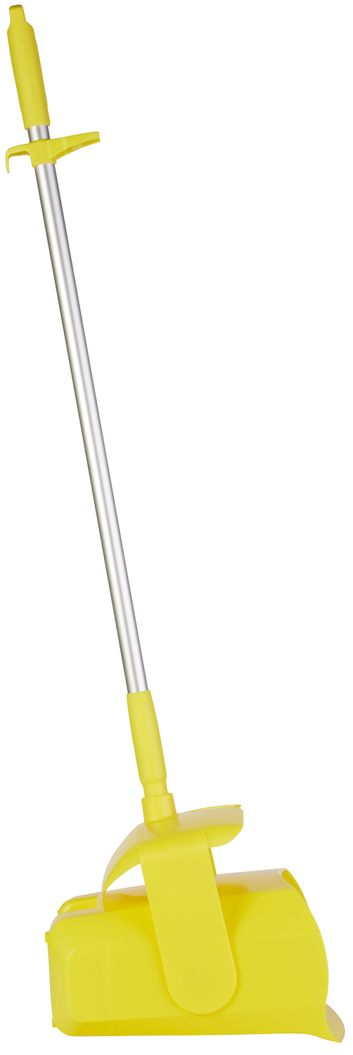 Vikan Dustpan set, closable with broom, 335 mm, Medium, Yellow