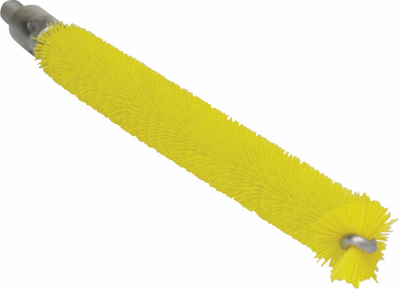 Tube Brush f/flexible handle 53515 or 53525, Ø12 mm, 200 mm, Medium, Yellow