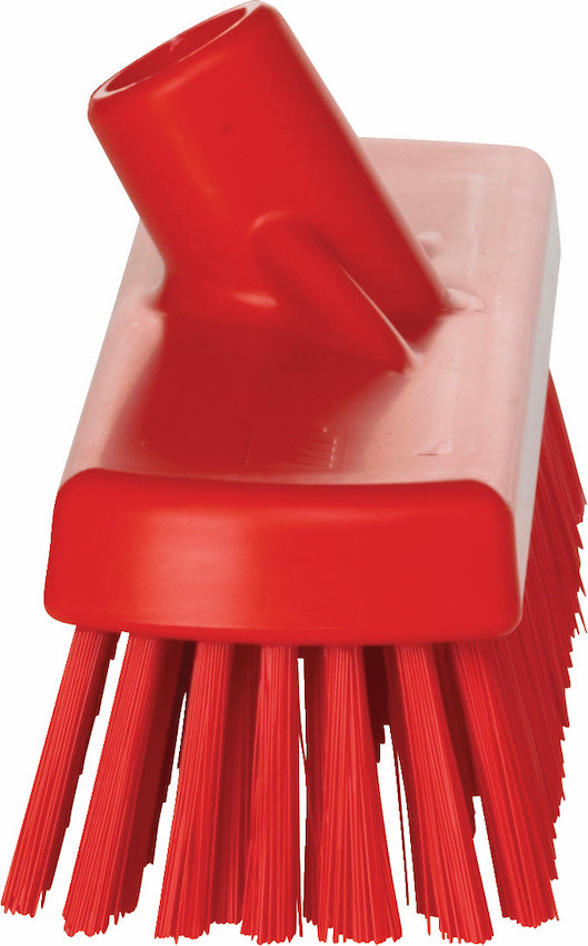 Wall-/Floor Washing Brush, 305 mm, Hard, Red