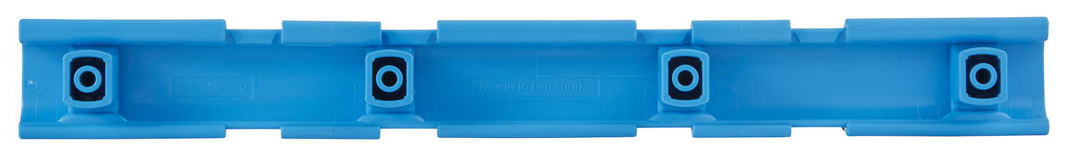 Vikan Hygienic Hi-Flex Wall Bracket System, 420 mm, Blue