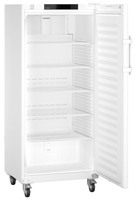 Liebherr SRFvh 5501 laboratory refridgerator, 3 °C ... +16 °C, 441 L, fan-assisted cooling, plastic inner liner, steel door