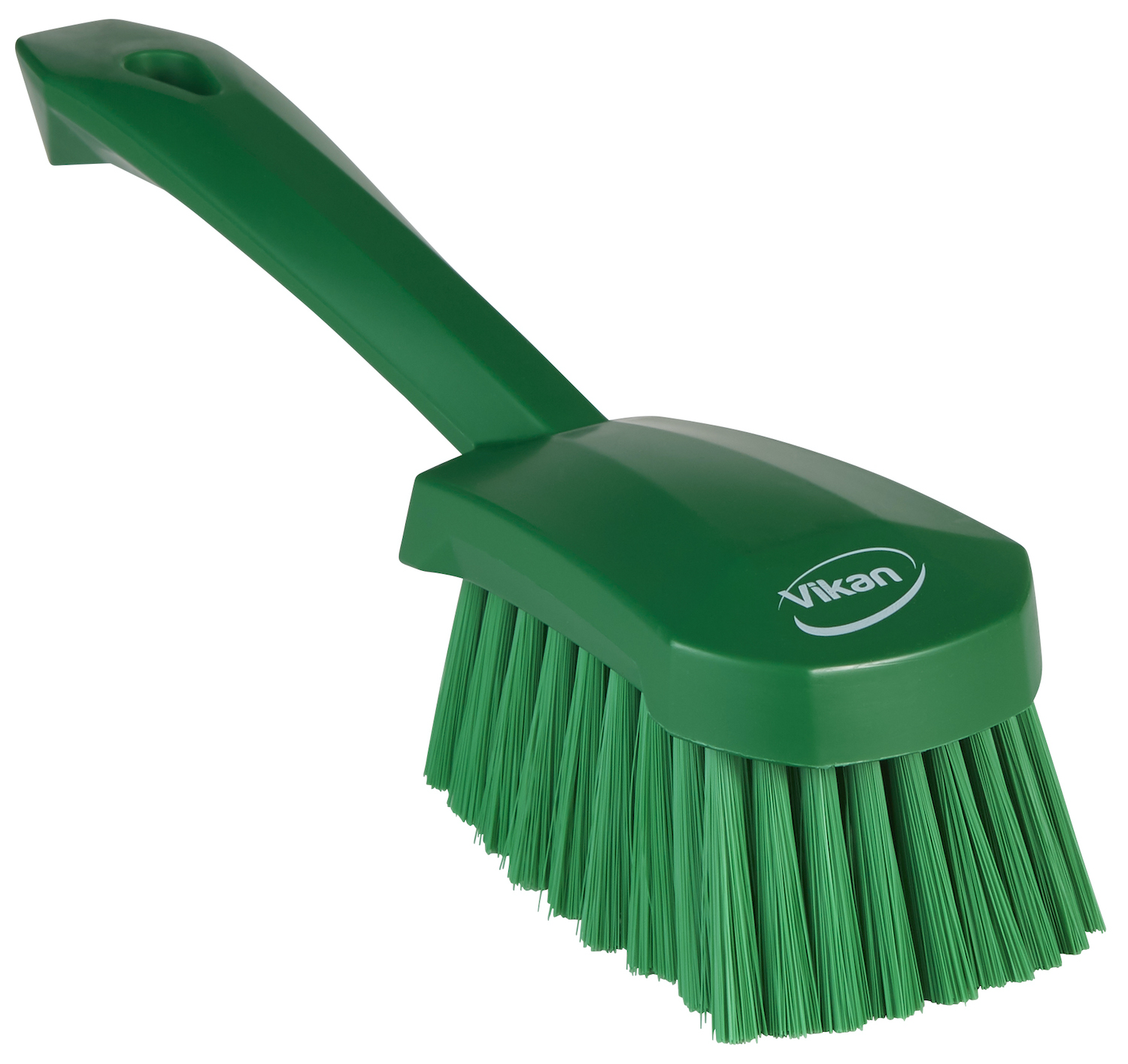 Vikan Washing Brush w/short Handle, 270 mm, Soft, Green