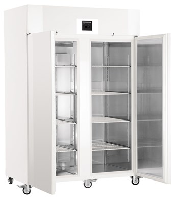 Liebherr LKPv 1420 laboratory refridgerator, −2 °C ... +16 °C, 980 L, Comfort electronic controller, stainless steel inner liner, steel door