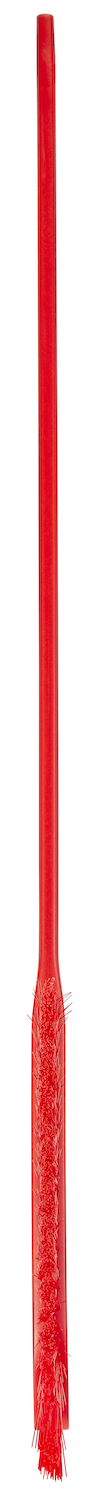 Ultra-Slim Cleaning Brush with Long Handle, 600 mm, Medium, Red