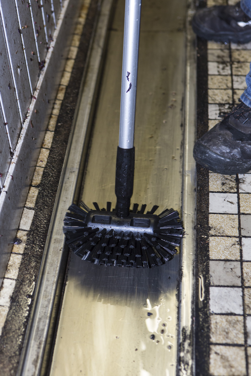 Tank Brush, 205 mm, Hard, Black