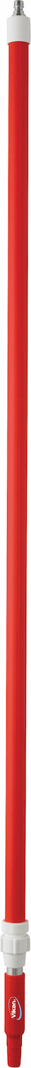 Aluminium Telescopic waterfed Handle w/metal coupling, 1600 mm, , Red