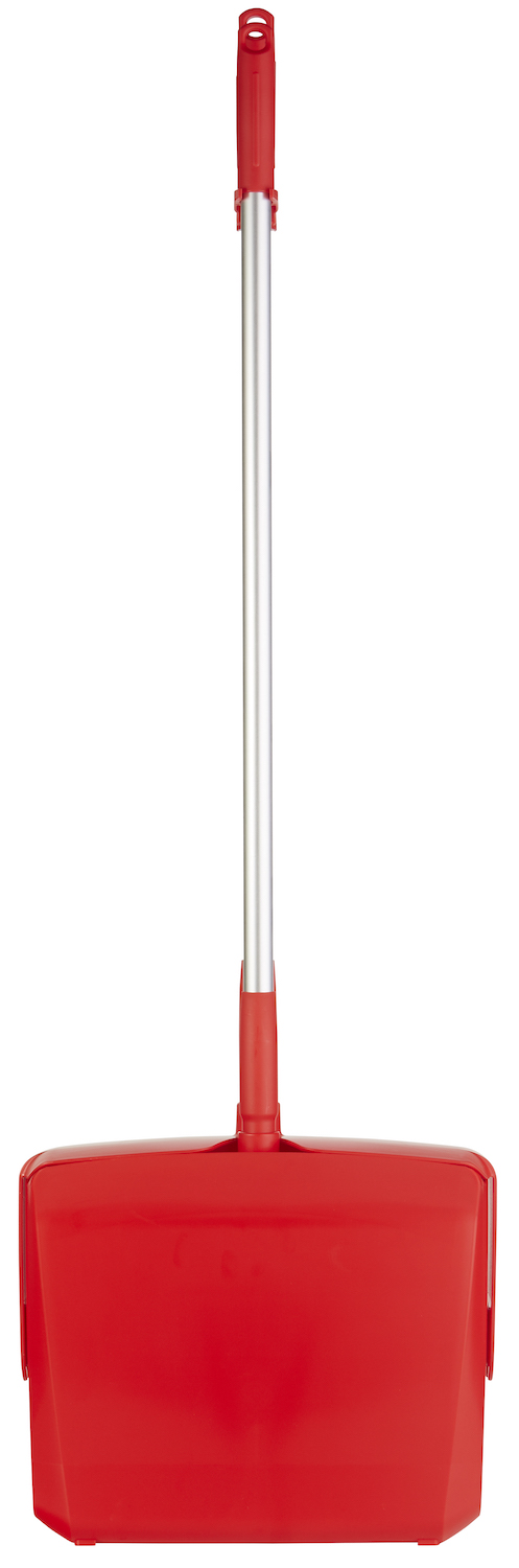 Vikan Dustpan set, closable with broom, 335 mm, Medium, Red