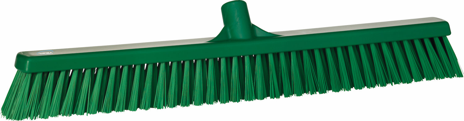 Broom, 610 mm, Soft/hard, Green